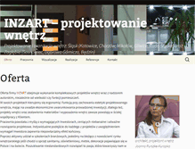 Tablet Screenshot of inzart.pl